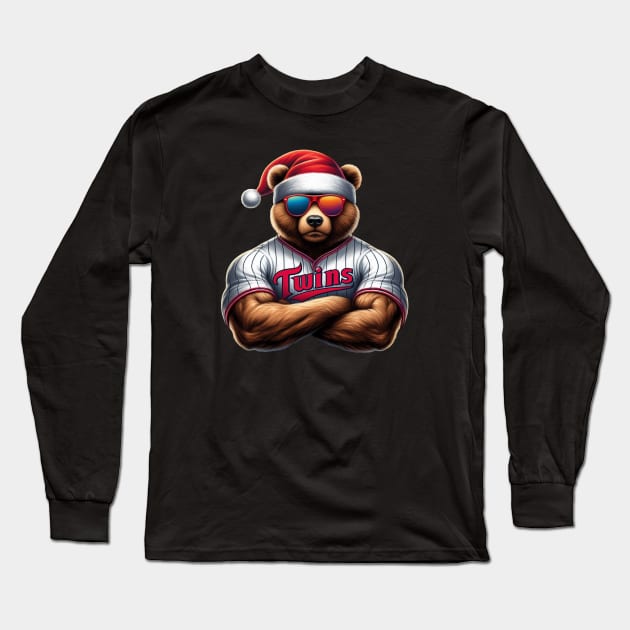 Minnesota Twins Christmas Long Sleeve T-Shirt by Americansports